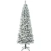 7.5 ft. Acacia Medium Flocked Tree