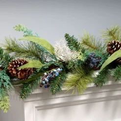 6 ft. Blueberry Fields Garland