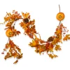 6 ft. Fall Garland with Pumpkins, Pinecones, Berry Clusters, Maple Leaves