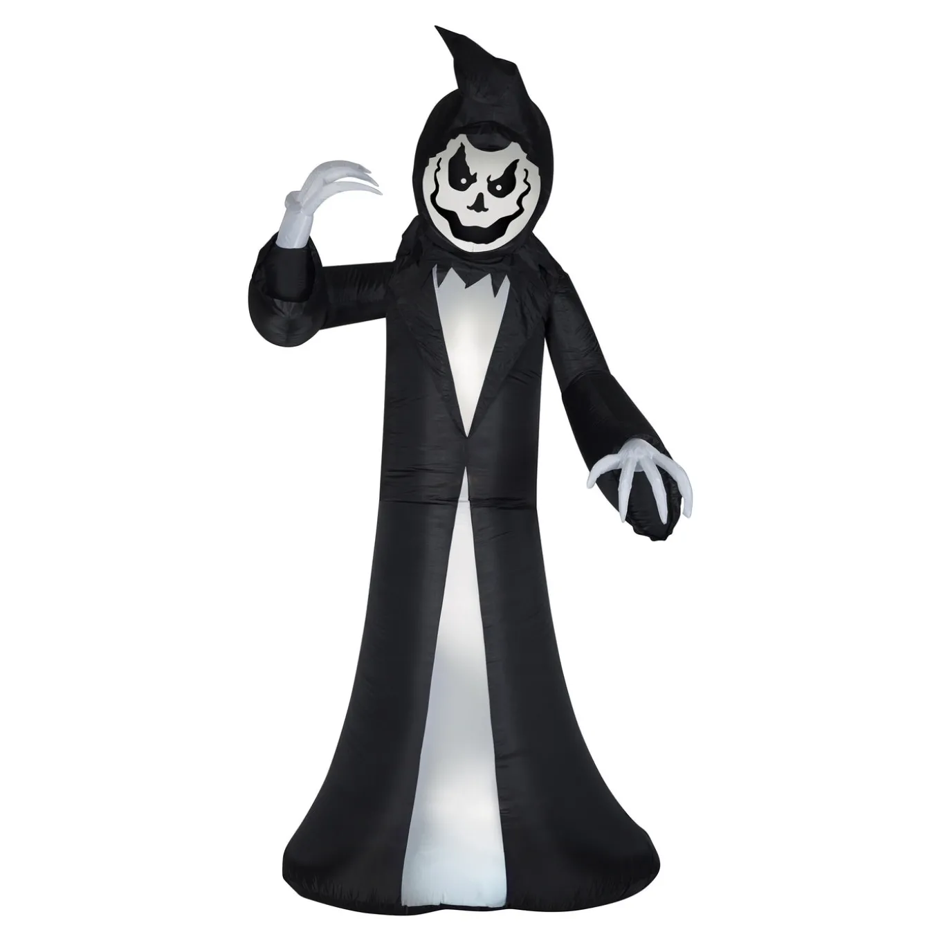 9.5 ft. Halloween Turning Head Reaper Inflatable and Animated Decoration