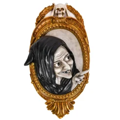 2 ft. Halloween Witch in Mirror Wall Hanging Decoration