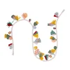 6 ft. HGTV Home Collection Multicolor Boho Garland