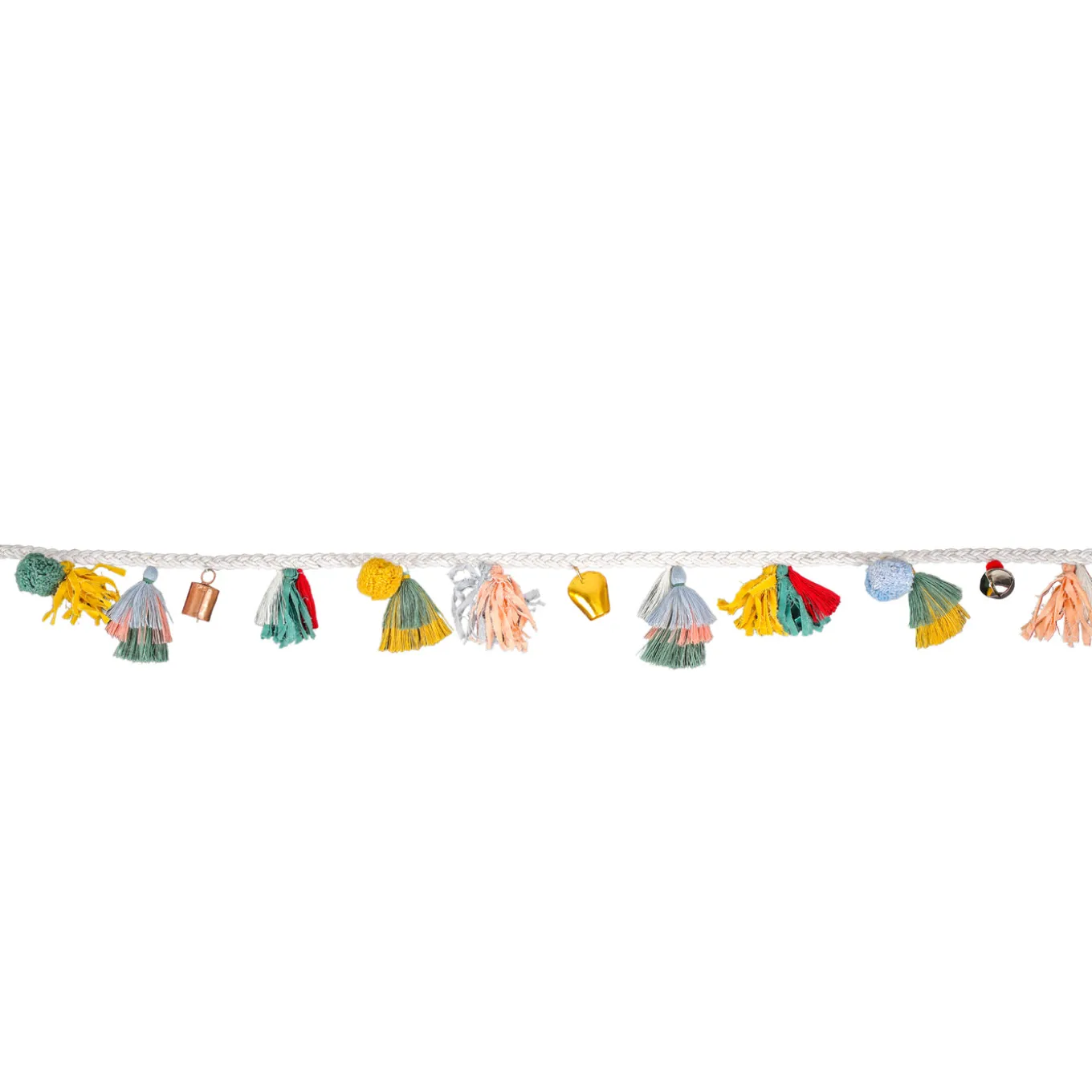 6 ft. HGTV Home Collection Multicolor Boho Garland