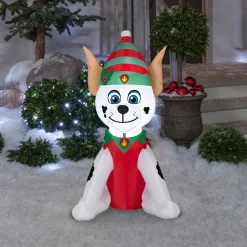 3.5 ft. Inflatable Elf Paw Patrol Marshall Dalmatian with LED Lights
