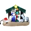 6.5 ft Inflatable Nativity Scene with LED Lights