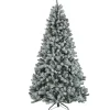 7.5 ft. North Valley Spruce Tree with Snow Dusted Braches