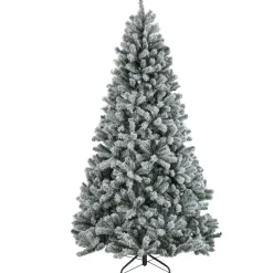 7.5 ft. North Valley Spruce Tree with Snow Dusted Braches