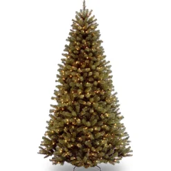 9 ft. Pre-Lit Aberdeen Blue Spruce Tree with Light Parade LED Lights