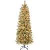 6 ft. Pre-Lit Arcadia Pine Cashmere Slim Tree with Clear Lights