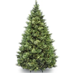 7 ft. Pre-Lit Carolina Pine Tree with Clear Lights