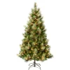 6 ft. Pre-Lit Charleston Pine Slim Tree with Clear Lights
