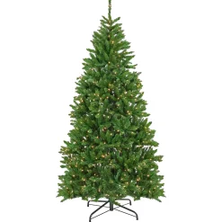 7.5 ft. Pre-Lit Chesterfield Spruce Tree with Clear Lights