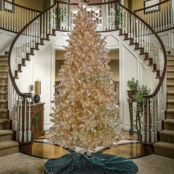 9 ft. Pre-Lit Christmas Platinum Metallic Tree