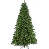 7.5 ft. Pre-Lit Crater Spruce Tree with LED Lights