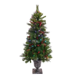 4 ft. Pre-Lit Crestwood Spruce Tree with Twinkly LED Lights