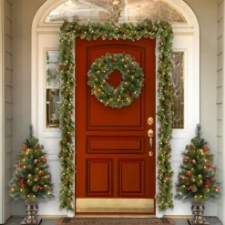 4 ft. Pre-Lit Crestwood Spruce Tree with Clear Lights