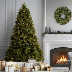 7.5 ft. Pre-Lit Downswept Douglas Fir Tree with 750 Dual Color LED Lights