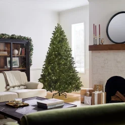 7.5 ft. Pre-Lit Downswept Douglas Fir Tree with 750 Dual Color LED Lights