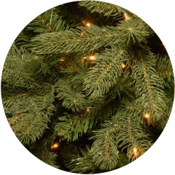 4.5 ft. Pre-Lit Downswept Douglas Fir Tree with Clear Lights