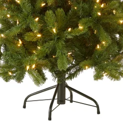 4.5 ft. Pre-Lit Downswept Douglas Fir Tree with Dual Color LED Lights