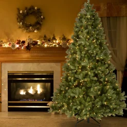 6.5 ft. Pre-Lit Downswept Douglas Fir Tree with Clear Lights