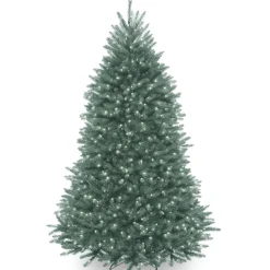 7 ft. Pre-Lit Dunhill Blue Fir Tree with Clear Lights