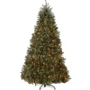 7.5 ft. Pre-Lit Dunhill Fir Blue Tree with Clear Lights