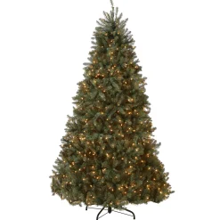 7.5 ft. Pre-Lit Dunhill Fir Blue Tree with Clear Lights