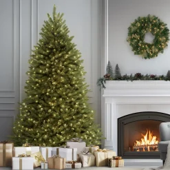 7.5 ft. Pre-Lit Dunhill Fir Tree with PowerConnect Clear Lights