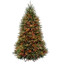 7.5 ft. Pre-Lit Dunhill Fir Tree with Dual Color LED Lights