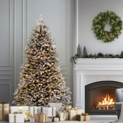 7 ft. Pre-Lit Dunhill Fir Tree with 700 Clear Lights