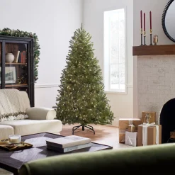 6.5 ft. Pre-Lit Dunhill Fir Tree with Clear Lights