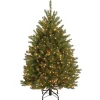 4.5 ft. Pre-Lit Dunhill Fir Tree with Clear Lights