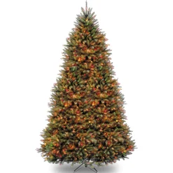 9 ft. Pre-Lit Dunhill Fir Tree with PowerConnect Dual Color LED Lights