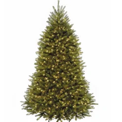 7.5 ft. Pre-Lit Dunhill Fir Tree with Clear Lights