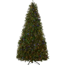 10 ft. Pre-Lit Dunhill Fir Tree with Dual Color LED Lights