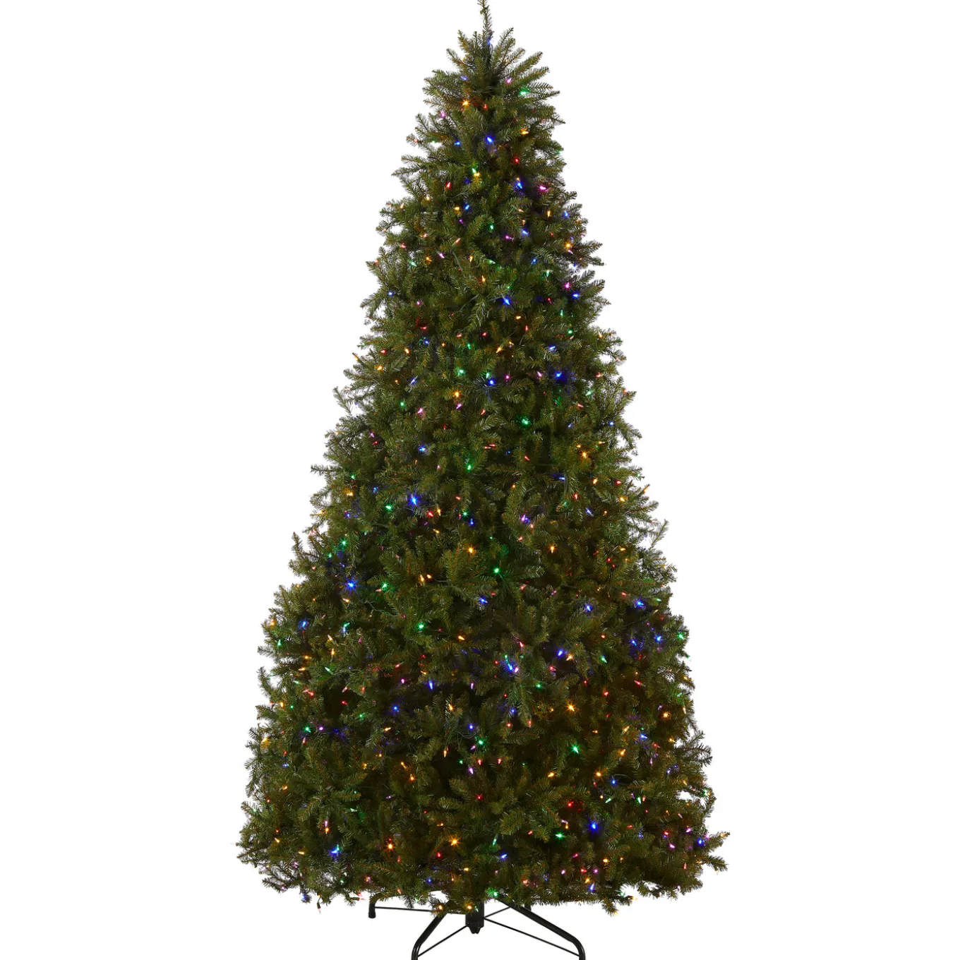 10 ft. Pre-Lit Dunhill Fir Tree with Dual Color LED Lights