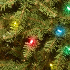 4.5 ft. Pre-Lit Dunhill Fir Tree with Multicolor Lights