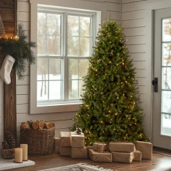 6.5 ft. Pre-Lit Dunhill Fir with PowerConnect Dual Color LED Lights