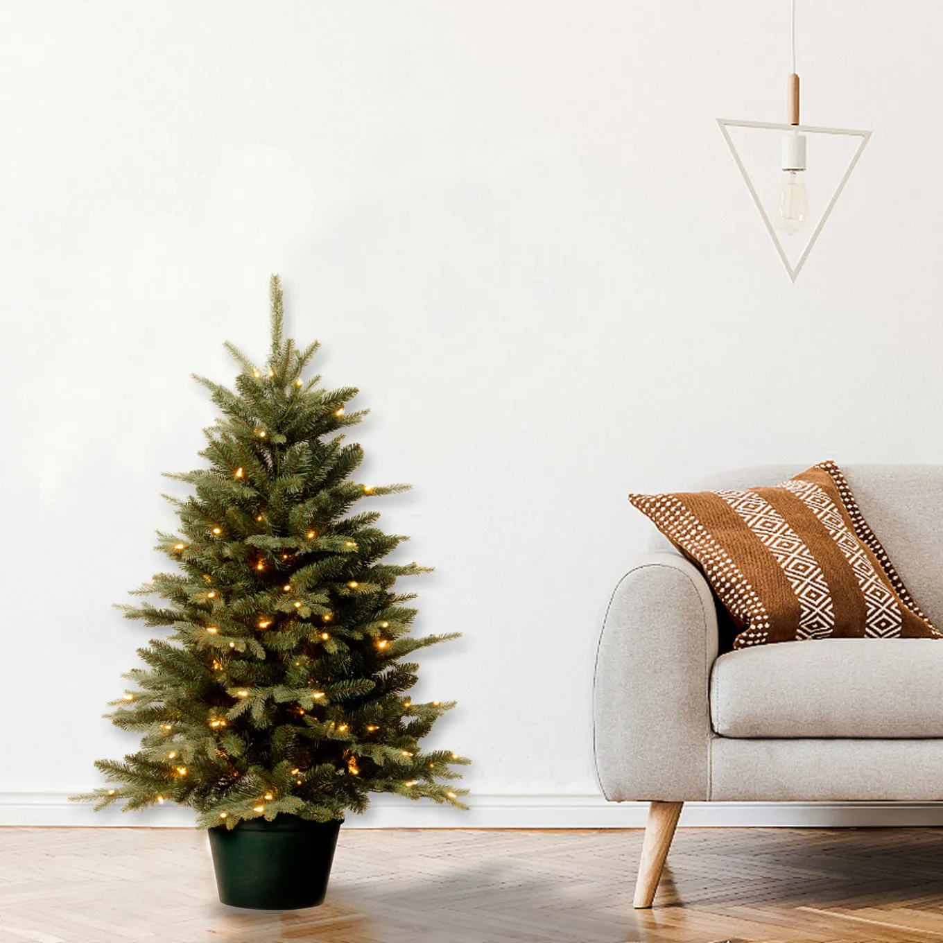 3 ft. Pre-Lit Everyday Collection Tree with Clear Lights