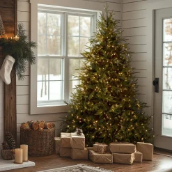 7.5 ft. Pre-Lit Fraser Grande Tree with Clear Lights