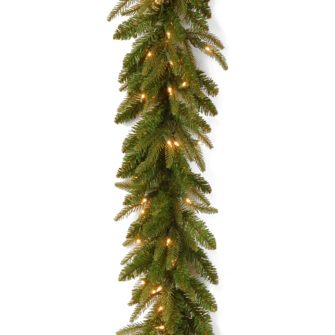 9 ft. Pre-Lit Fraser Grande Garland with Clear Lights