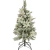 3 ft. Pre-Lit Frosted Colonial Slim Tree with Clear Lights