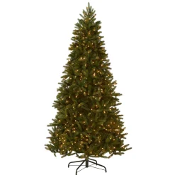 7.5 ft. Pre-Lit Grande Fir Medium Tree with Clear Lights