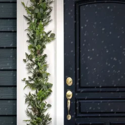 9 ft. Pre-Lit HGTV Home Collection Winter Garden Garland