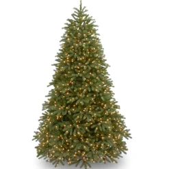 6.5 ft. Pre-Lit Jersey Fraser Fir Medium Tree with Clear Lights