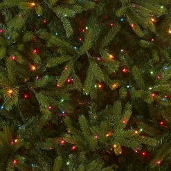 7.5 ft. Pre-Lit Jersey Fraser Fir Tree with Multicolor Lights
