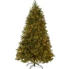 7.5 ft. Pre-Lit Jersey Fraser Fir Medium Tree with Clear Lights