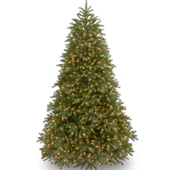 7.5 ft. Pre-Lit Jersey Fraser Fir Medium Tree with Clear Lights