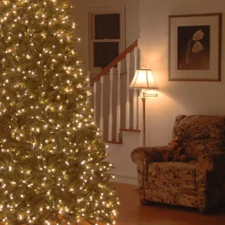 7.5 ft. Pre-Lit Jersey Fraser Fir Medium Tree with Clear Lights